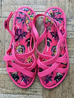 Melissa x Jason Wu Sandals Barbiecore Hot Pink 9 EU 40 Hailey Summer Y2K - Image 1 of 4