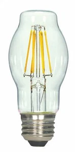 SATCO S8559 5.5W BT15 CLEAR LED E26 2700K 120V ( 6 PACK ) - Picture 1 of 1