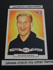 2014 INSIDE FIFTIES CARD NO.8 KEN HAND CARLTON