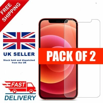 Tempered Glass SCREEN PROTECTOR iPhone 15 14 13 12 11 PRO MAX X XR XS FULL COVER - Image 1 of 4