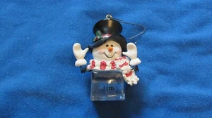 Jim Schneemann Eiswürfel Weihnachtsschmuck - Bild 1 von 2