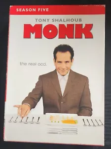Monk Season 5 - Tony Shalhoub - DVD - (4 Disk) - Picture 1 of 4