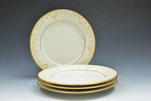 Noritake Fragrance 7025 White Gold Floral Bread and Butter Plates- Set of 4 - Picture 1 of 4