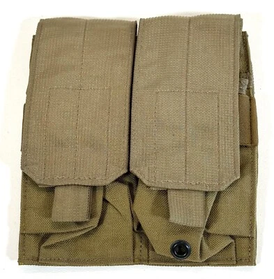 New Eagle Industries FSBE Double Rifle Magazine Pouch 30 Rd. Coyote MOLLE 5.56