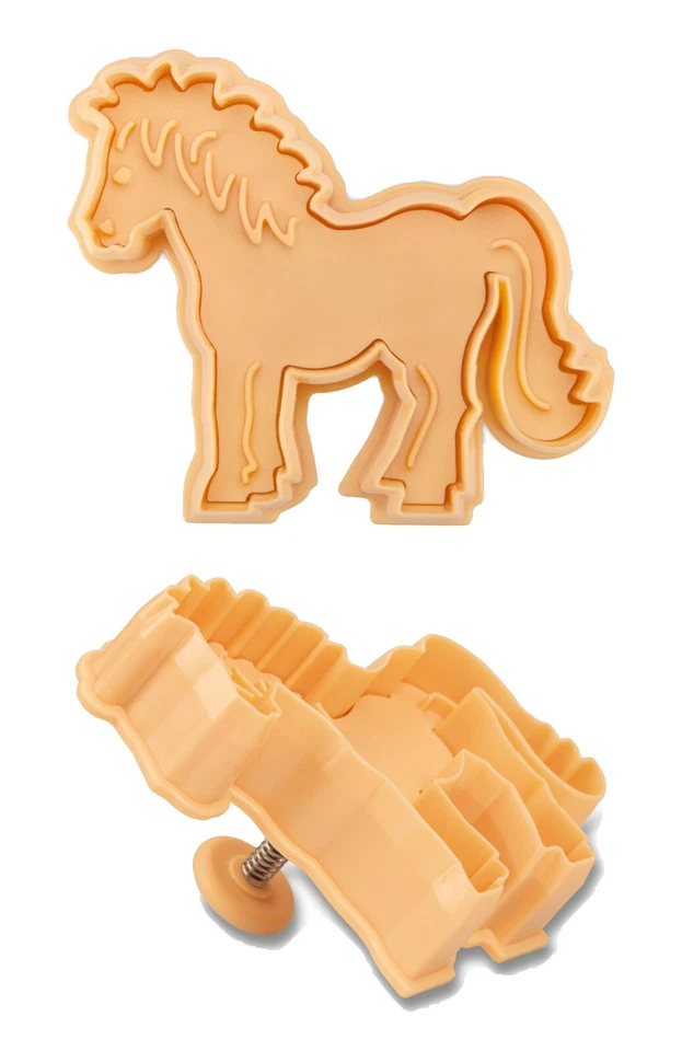 Ausstecher/Ausstechform "PFERD" mit Auswerfer/Prägestempel - Bild 1 von 1