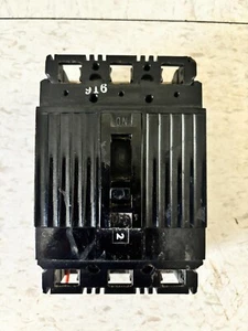 GENERAL ELECTRIC TEF134020 BREAKER 20 AMP 3POLE 240 VAC USED *TESTED* - Picture 1 of 6