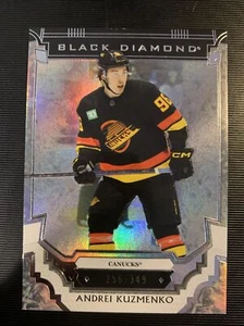ANDREI KUZMENKO 2023-24 UD BLACK DIAMOND SP #256/349 CANUCKS #BDB-AK - Picture 1 of 2