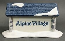 Dept 56 ~ Alpine Village Sign - Heritage Village Collection (56714) *New*