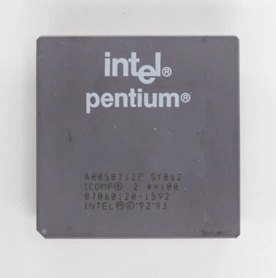 Socket 5 Processor CPU - Intel Pentium 120 - 120MHz - SY062 - TESTED - Image 1 of 2