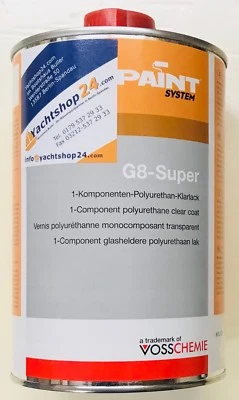 Vosschemie / YACHTCARE G8 Super - dauerhaft UV resistenter PU Klarlack Bootslack
