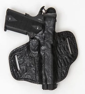 On Duty Conceal RH LH OWB Leather Gun Holster For FNS 40 Longslide - Picture 1 of 7