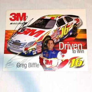 NASCAR Signed Greg Biffle Promo Photo - Picture 1 of 3