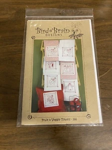 Bird & Brain Designs Fruit And Veggie Towels 266 2007 - Picture 1 of 2