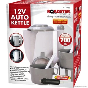 Car Kettle Truck Travel 12v Water 700ml Heater For Caravans Motor homes - Picture 1 of 7