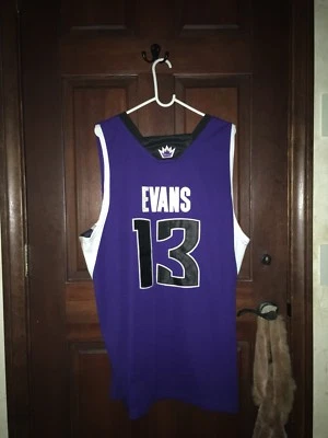 *100% Authentic* Mens Adidas Size 52 TYREKE EVANS Kings NBA Basketball Jersey — 第 1/4 张图片