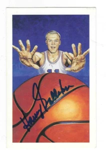 Autographed Signed Harry Gallatin New York Knicks Picture Postcard HOF w/COA - Picture 1 of 1