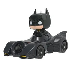IN STOCK Hallmark 2024 FUNKO BATMAN IN BATMOBILE FUNKO POP Keepsake Ornament - Picture 1 of 2