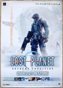 Lost Planet Extreme Condition RARE XBOX 360 51.5cm x 73cm Japanese Promo Poster - Picture 1 of 1