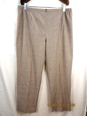 Pantalones DRAPER'S & DAMON'S TALLA 2X Poliéster/Algodón Chamoissee Marrón Foto 1 de 4