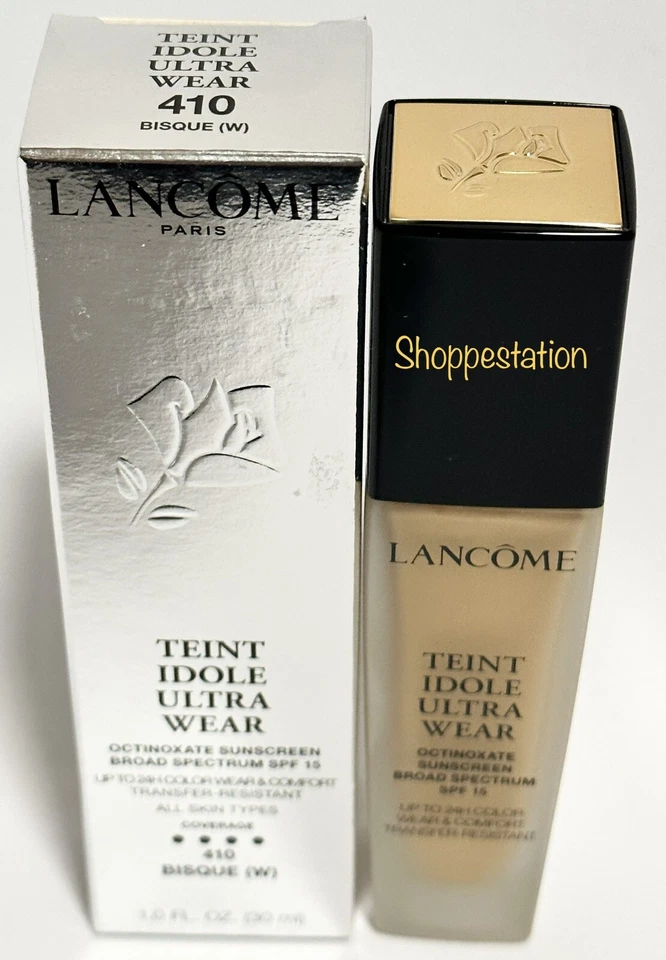 Lancome Teint Idole Ultra Wear Foundation SPF15 Shade 410 BISQUE ( W ) - Image 1 of 1
