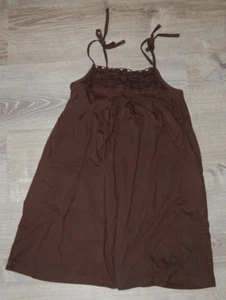 Gap Kids SunDress Girls Size 14-16 XXL  Knit Spaghetti Brown - Picture 1 of 3