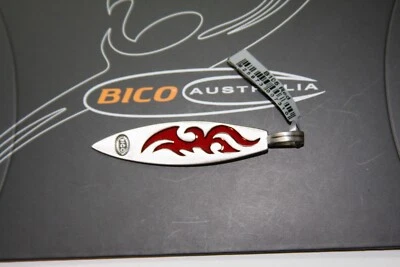 BICO Australia's FLAMIN (B105) silver plated pendant with red accent - Image 1 of 4