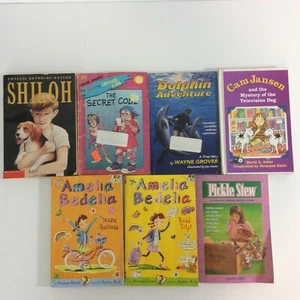 Childrens Fiction Book Lot of Seven Novels Scholastic Greenwillow Assortment - Picture 1 of 6