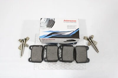 Asianautos Full Ceramic Rear Brake Pads With Hardware For Subaru BRZ 2017-2020 - Image 1 of 3