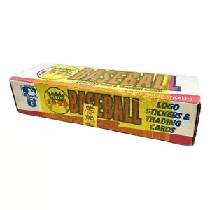 1990 FLEER Baseball Complete Set Trading Cards Logo Stickers Factory Sealed New - Picture 1 of 2