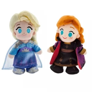 Disney NuiMOs Collection Frozen Princess Plushes Anna & Elsa Set of 2 NWT - Picture 1 of 8
