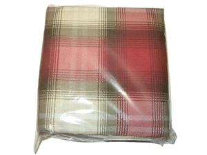 Eddie Bauer Set Of 2 Pillow Shams Standard Size Red/Brown Alder Plaid - Picture 1 of 9