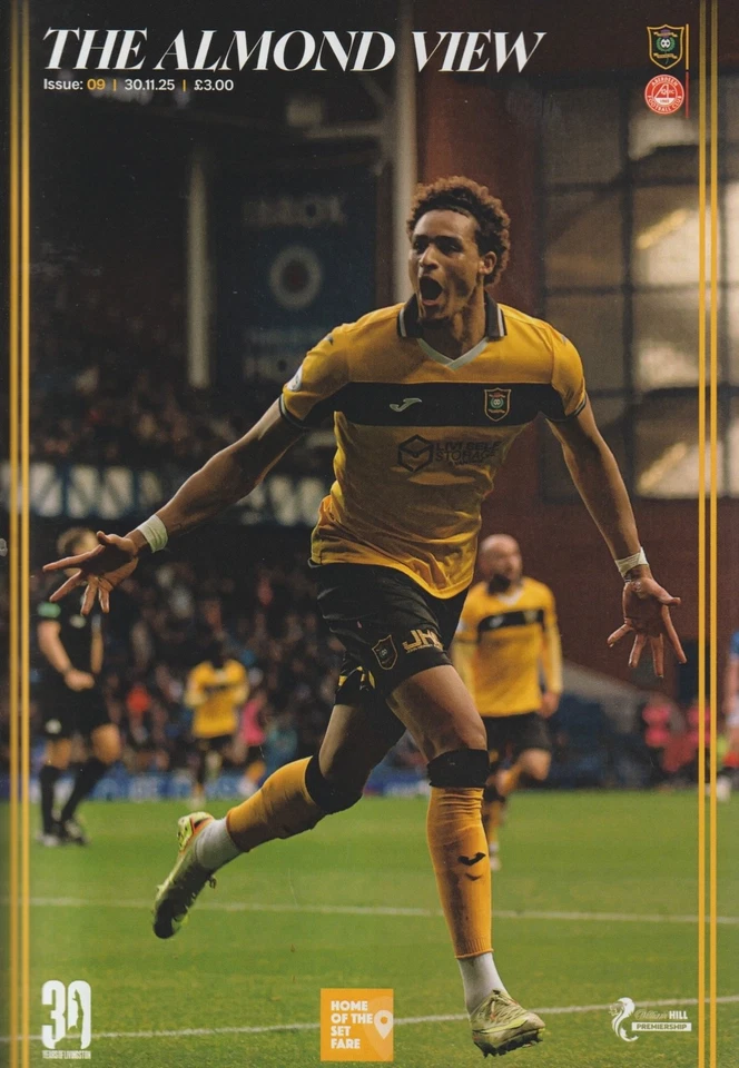 Livingston v Aberdeen 25/26 programme - Image 1 of 1