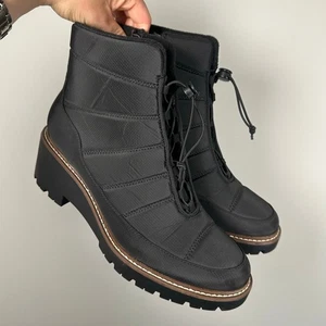 Blondo Daisy Waterproof Black Quilted Puffer Ankle Boots Women's Size 11 - Picture 1 of 11