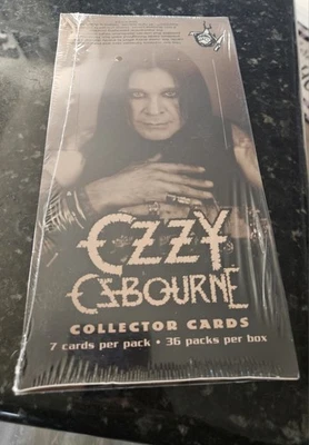 OZZY OSBOURNE - 2001 CAJA SELLADA DE FÁBRICA DE TARJETAS COLECCIONABLES - 36 PAQUETES EN TOTAL Foto 1 de 4