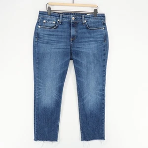 Rag & Bone Dre Low-Rise Slim Boyfriend Jeans Damen 29 Blau Mariposa Raw Hem - Bild 1 von 11