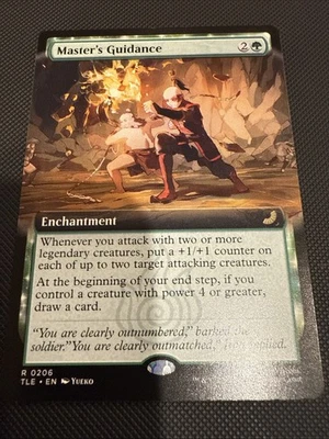 1x - Master's Guidance - Extended Art #206 - Avatar: Eternal - NM MTG - Image 1 of 4