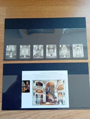 2008 GB Stamps Cathedrals + St Paul's Mini Sheet MNH Unused C04 - Image 1 of 4