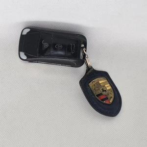 Vintage Porsche Key with Keychain HAA Blade 316 MHz Remote Entry 2000s - Picture 1 of 10