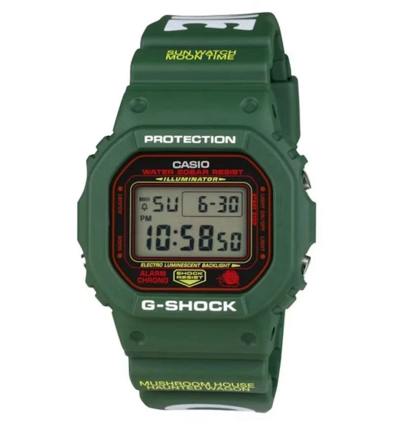 G-Shock Man 3" High Figure 5600 Black Green Deadstock Rare Collectible
