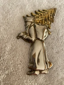 Vintage Gorham Sterling Silver St Saint Nicholas Santa Claus Christmas Ornament - Picture 1 of 7