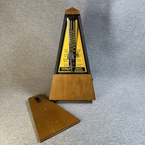 Wittner Aufzieh Maelzel Metronom Holz Made In Germany Vintage *FUNKTIONIERT*LESEN - Bild 1 von 9