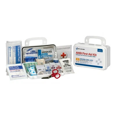 First Aid Only 10-Person Bulk First Aid Kit, White, 71 Pieces - Image 1 of 4