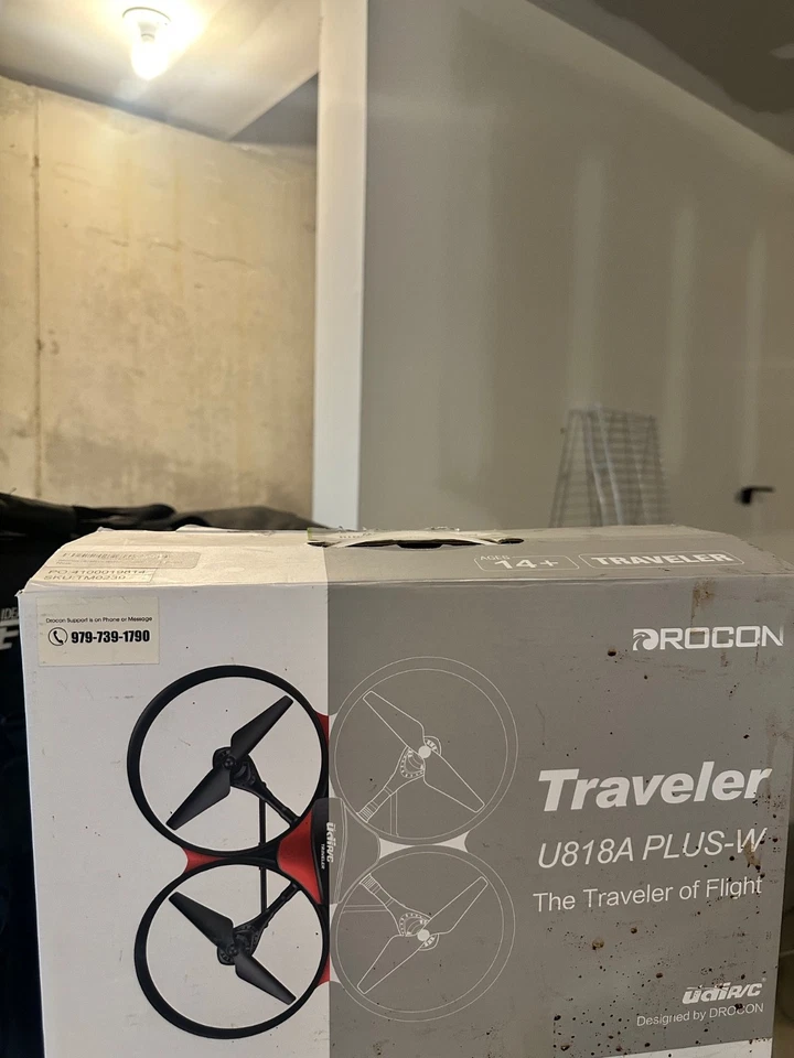 DROCON U818A Plus-W Drone 720p FPV Wi-Fi 15 Min Flight Altitude - Image 1 of 1