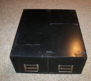 Steelmaster Industrial Doppel, 2 Schubladen Bibliothek Kartei Kartei Aktenschrank - Bild 1 von 6