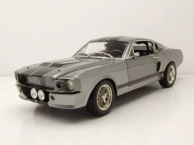 Ford Shelby Mustang GT 500 Eleanor 1967 silbergrau Modellauto 1:18 Greenlight - Bild 1 von 4