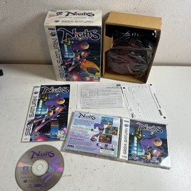Nights Into Dreams with New 3D Control Pad Controller Sega Saturn, 1996