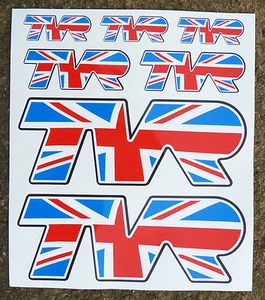 TVR UNION JACK calcomanías calcomanías Quimera Cerbera T350 Griffith Tamora - Imagen 1 de 1