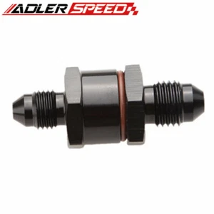 Filtro de línea de alimentación de aceite turbo de aluminio negro 4AN macho a AN-4 macho 30 micras EE. UU. - Imagen 1 de 5