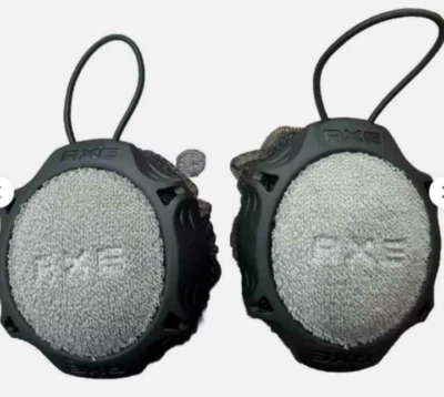 Herramienta de ducha de 2 caras 2 AXE Detailer puf corporal para hombre esponja esponja esponja esponja negra Foto 1 de 4