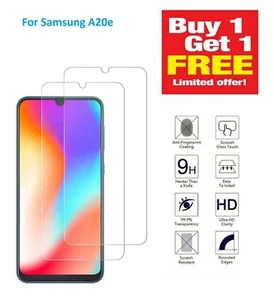 Screen Protector For Samsung Galaxy A20e 2 Pack Of Tempered Glass Protection - Imagen 1 de 1